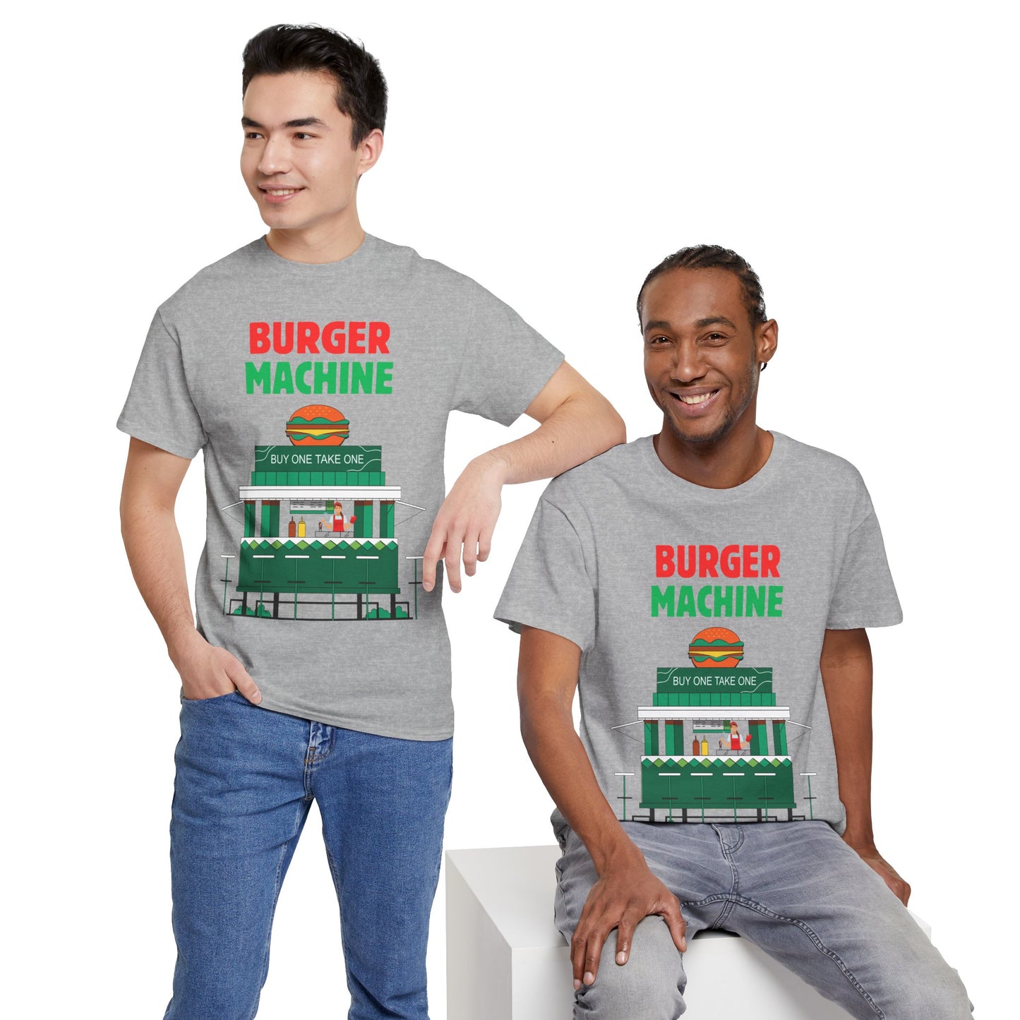 BURGER MACHINE - Filipino Food (Basic Tee)