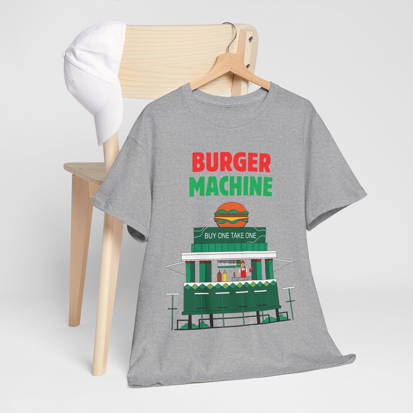 BURGER MACHINE - Filipino Food (Basic Tee)