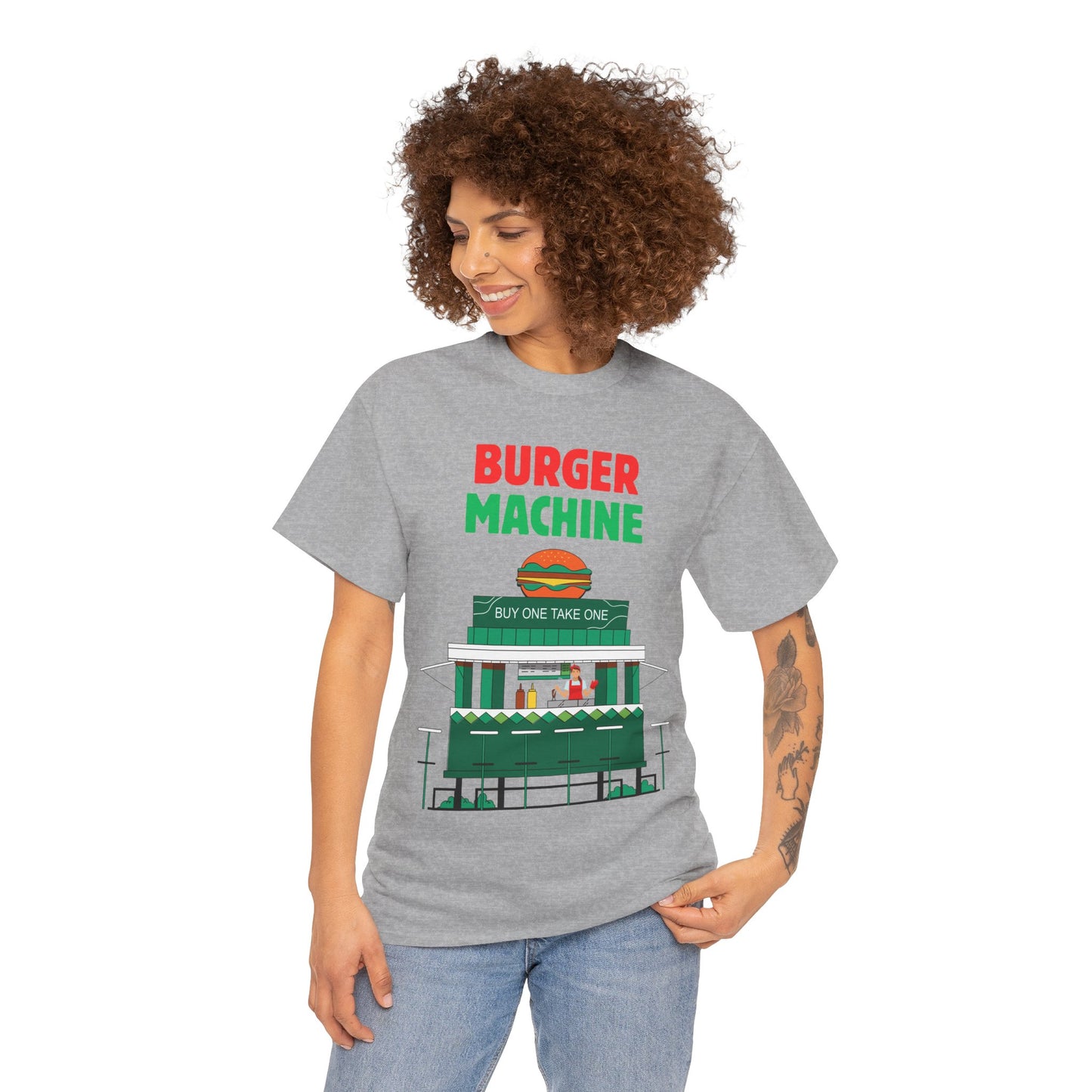 BURGER MACHINE - Filipino Food (Basic Tee)