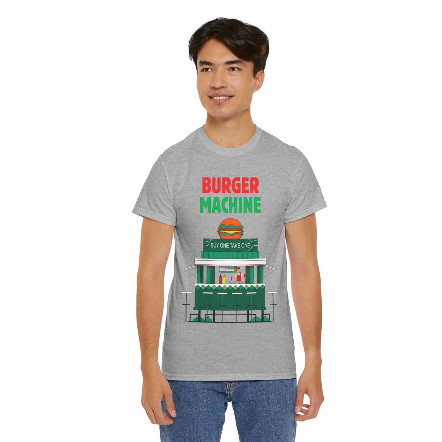 BURGER MACHINE - Filipino Food (Basic Tee)
