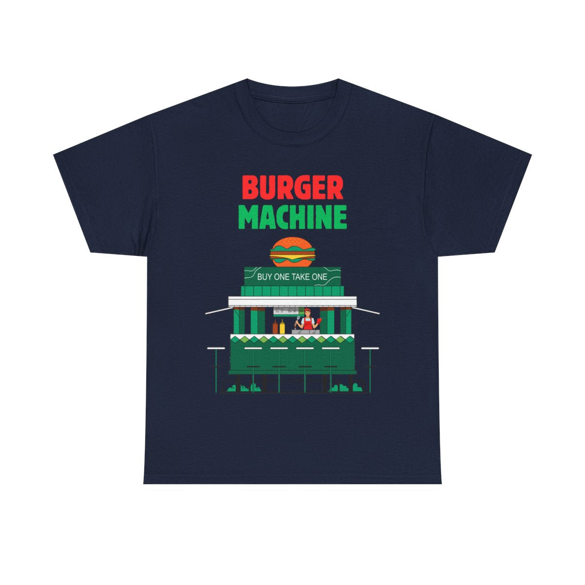 BURGER MACHINE - Filipino Food (Basic Tee)