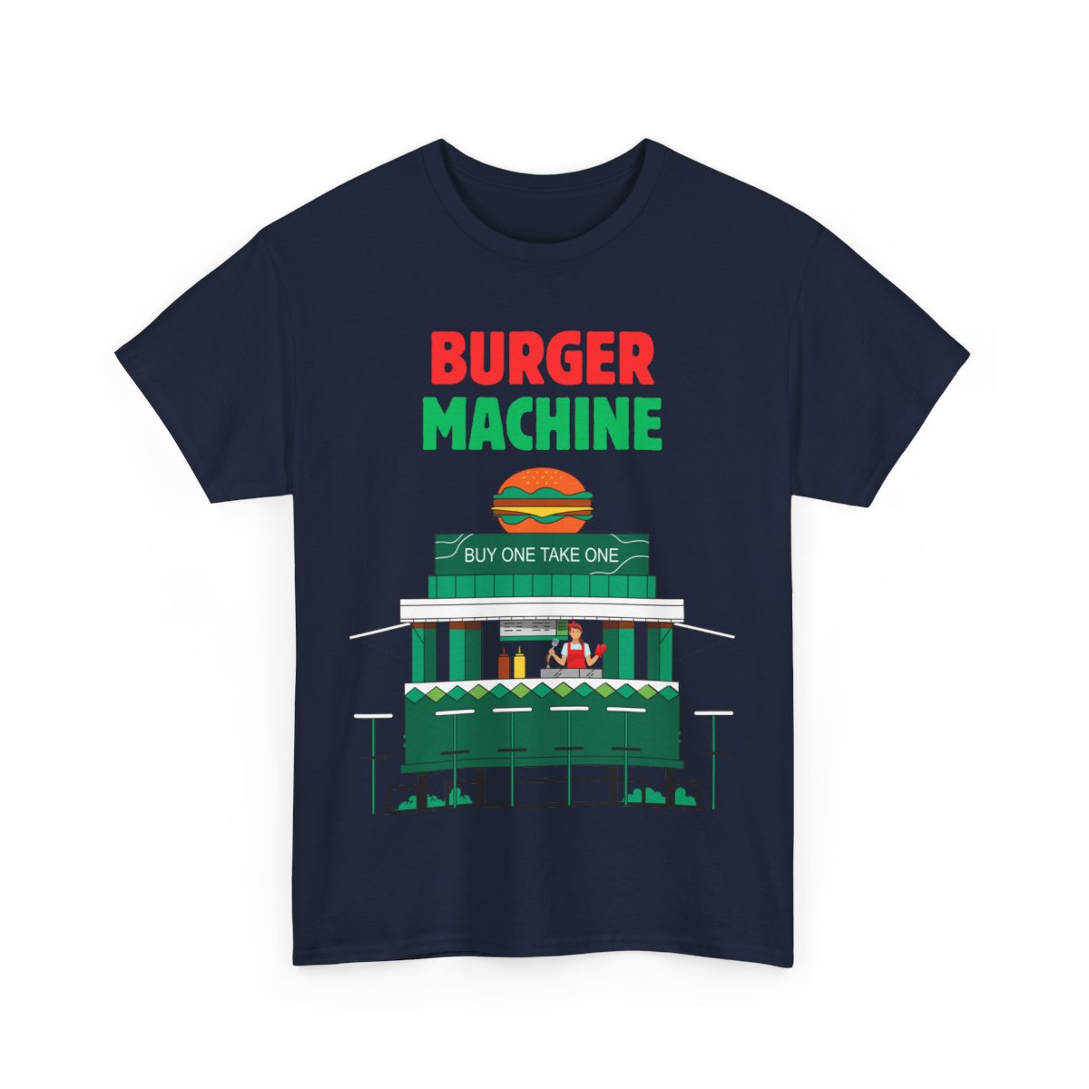 BURGER MACHINE - Filipino Food (Basic Tee)