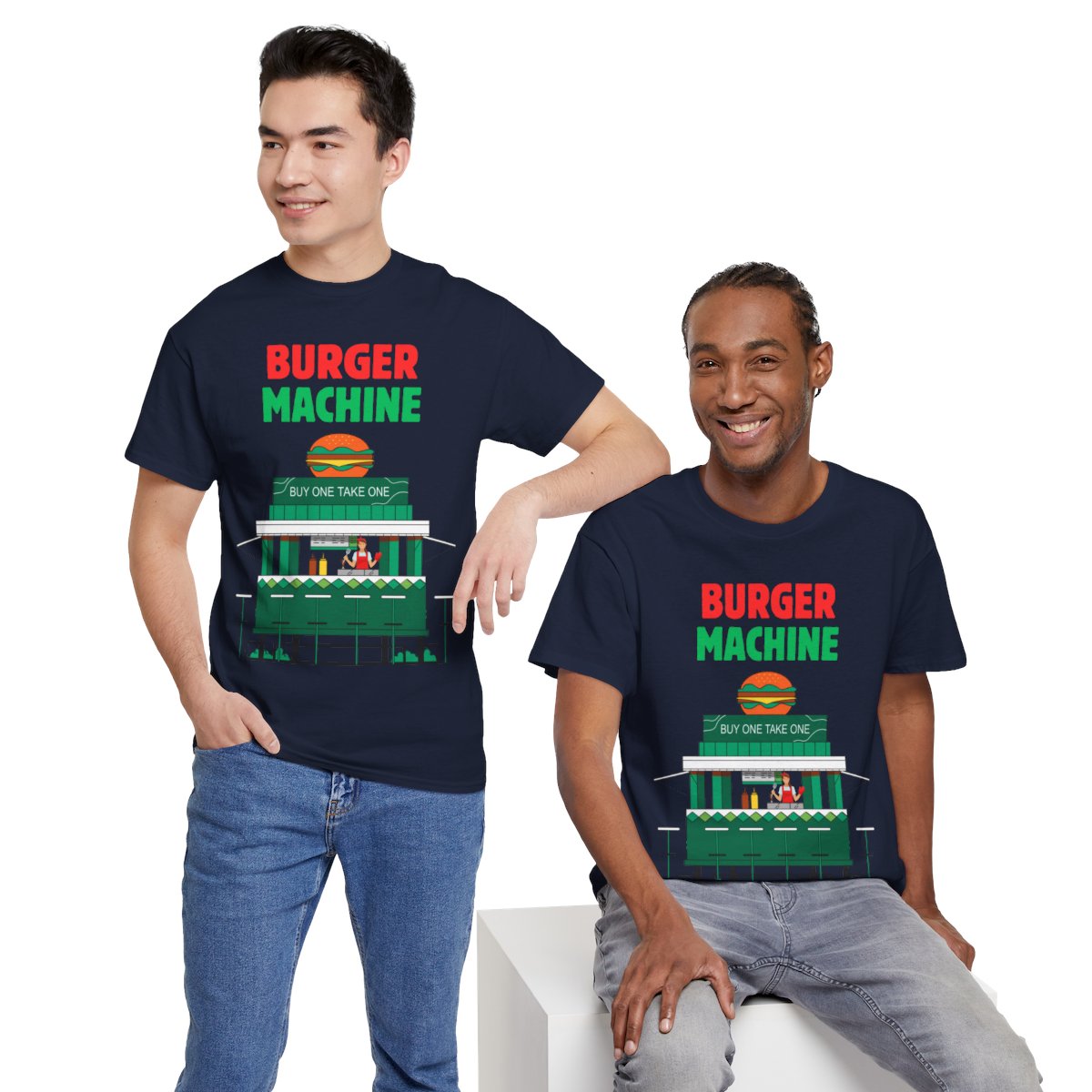 BURGER MACHINE - Filipino Food (Basic Tee)