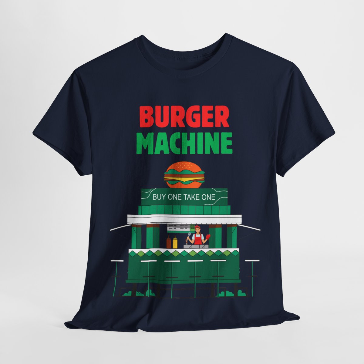 BURGER MACHINE - Filipino Food (Basic Tee)