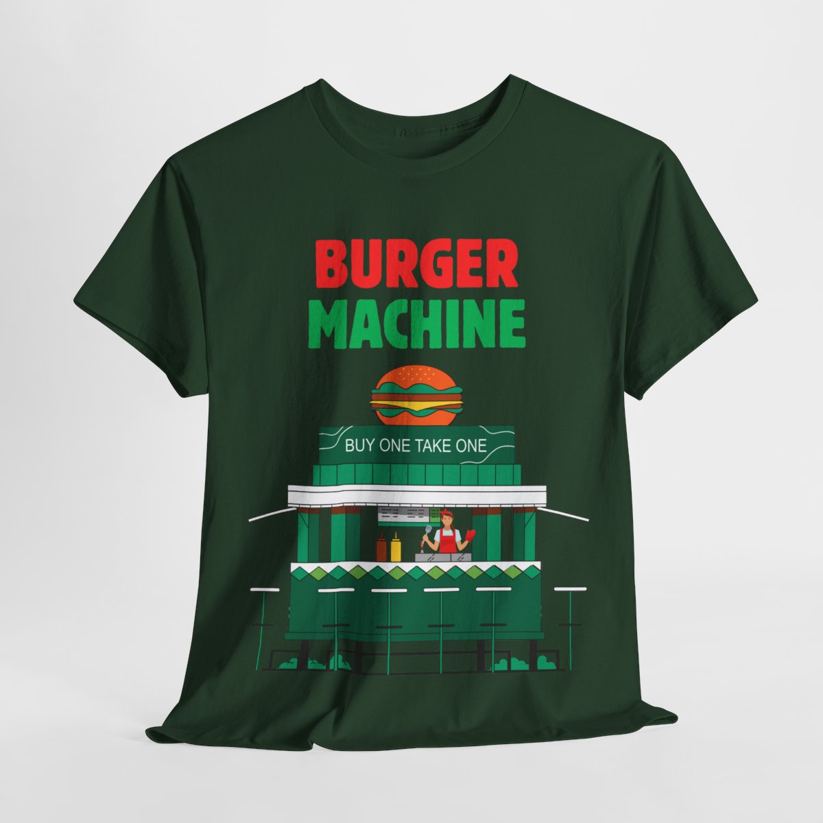 BURGER MACHINE - Filipino Food (Basic Tee)