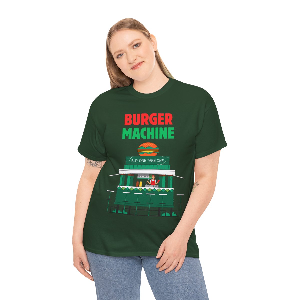 BURGER MACHINE - Filipino Food (Basic Tee)