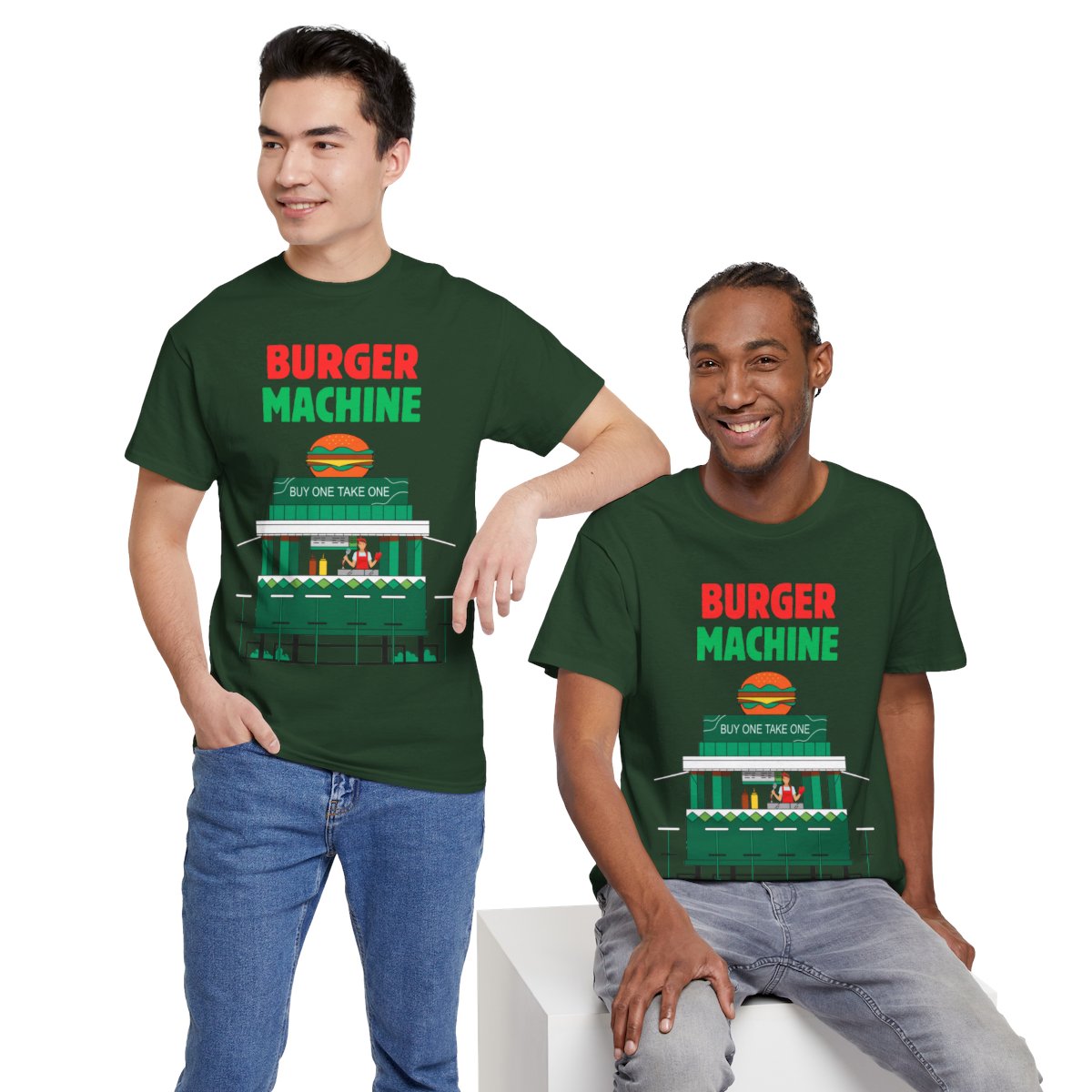 BURGER MACHINE - Filipino Food (Basic Tee)