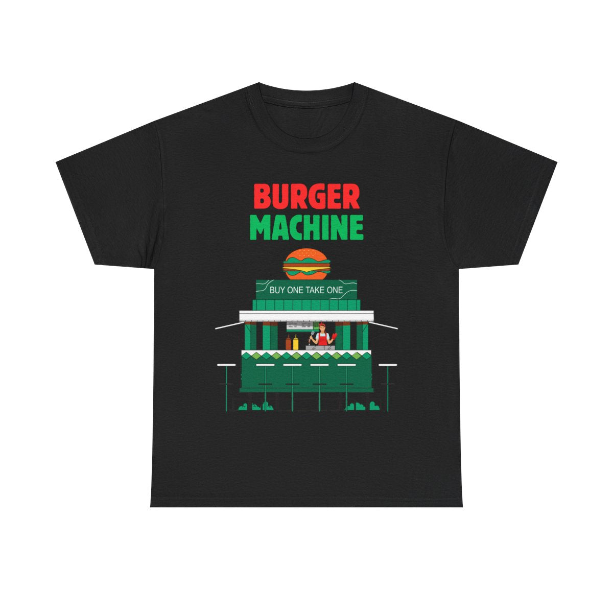 BURGER MACHINE - Filipino Food (Basic Tee)