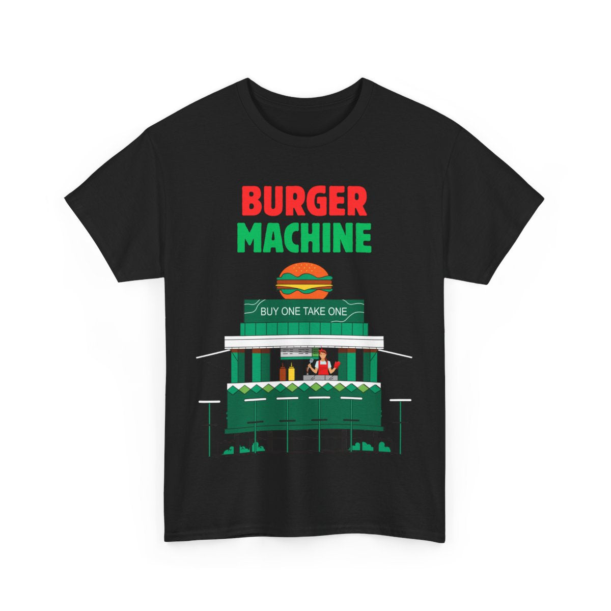 BURGER MACHINE - Filipino Food (Basic Tee)