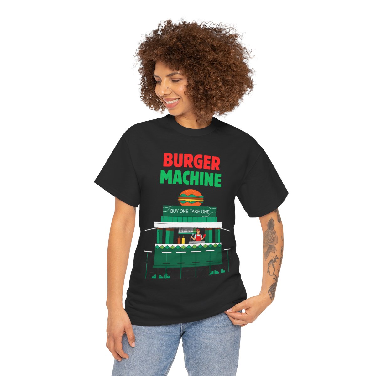 BURGER MACHINE - Filipino Food (Basic Tee)