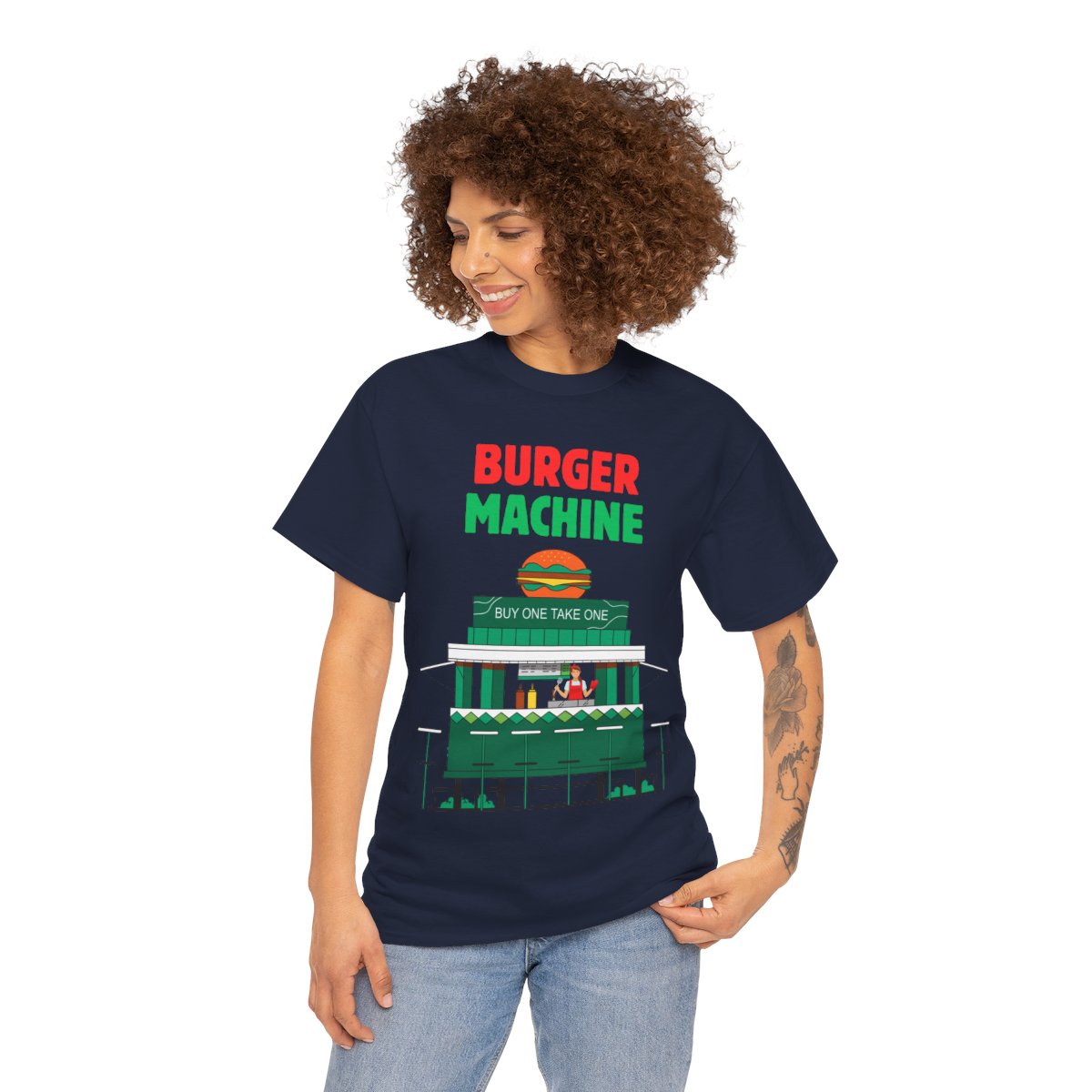 BURGER MACHINE - Filipino Food (Basic Tee)