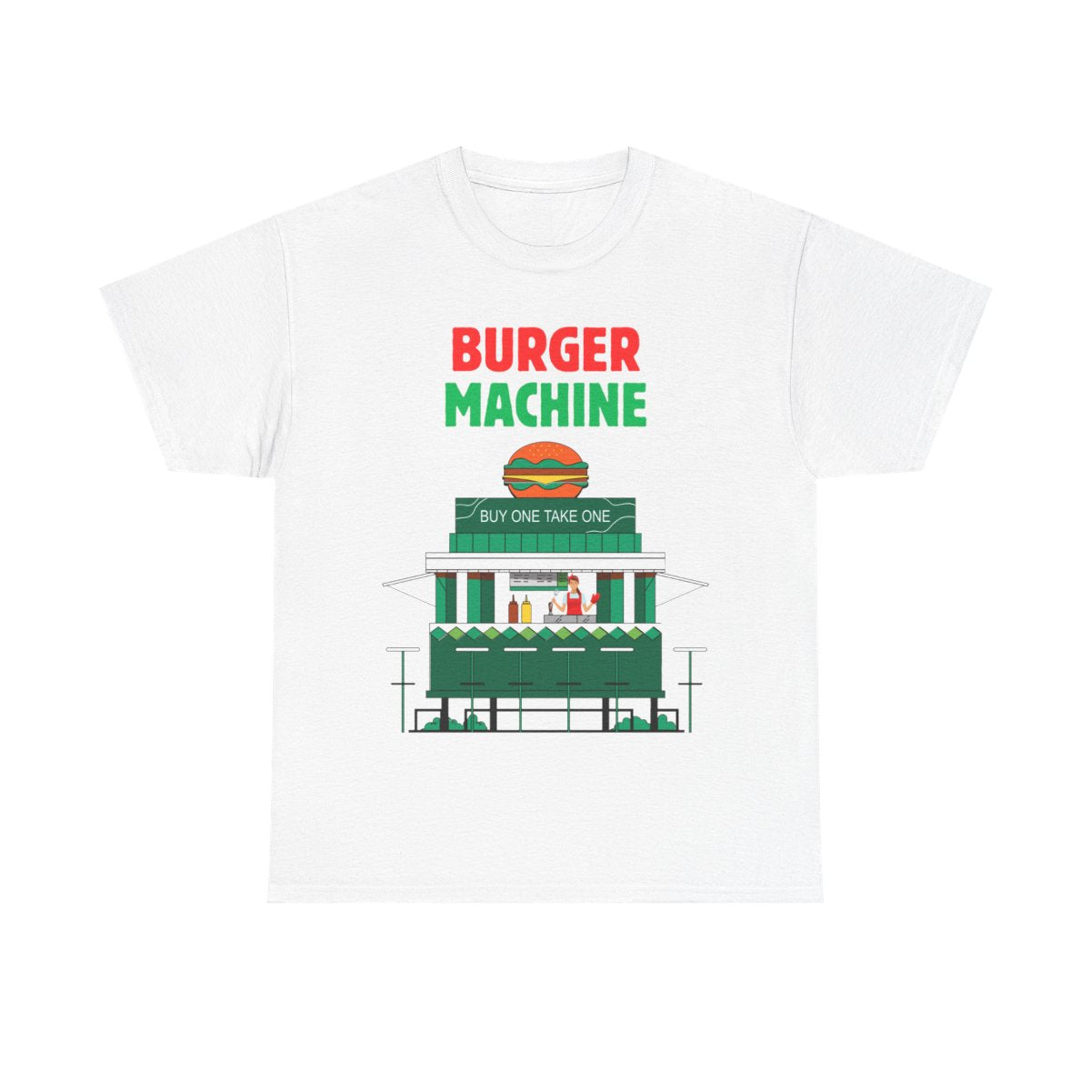 BURGER MACHINE - Filipino Food (Basic Tee)