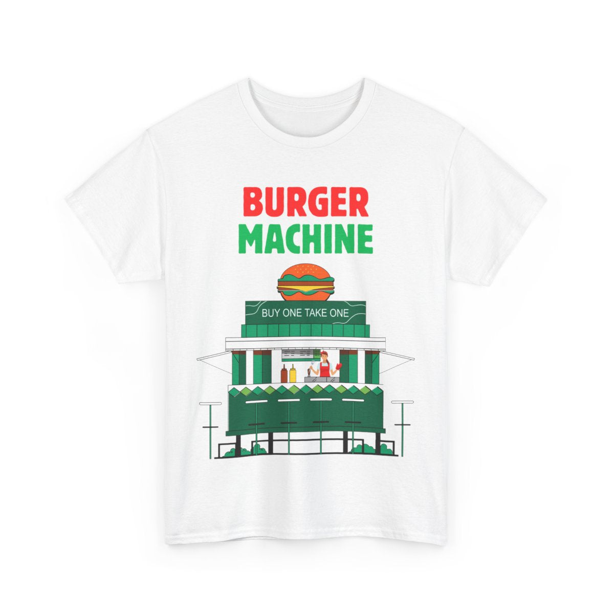 BURGER MACHINE - Filipino Food (Basic Tee)