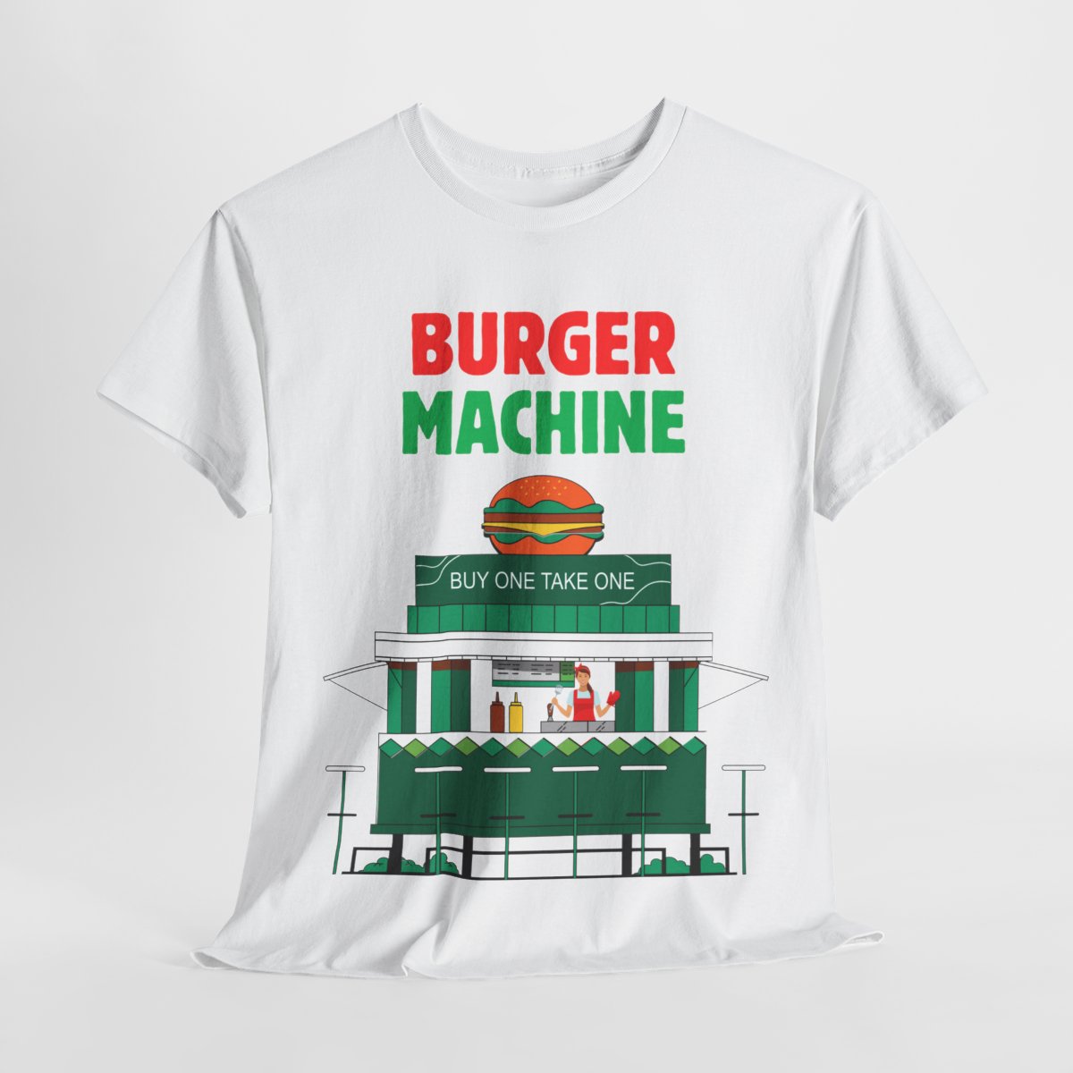 BURGER MACHINE - Filipino Food (Basic Tee)