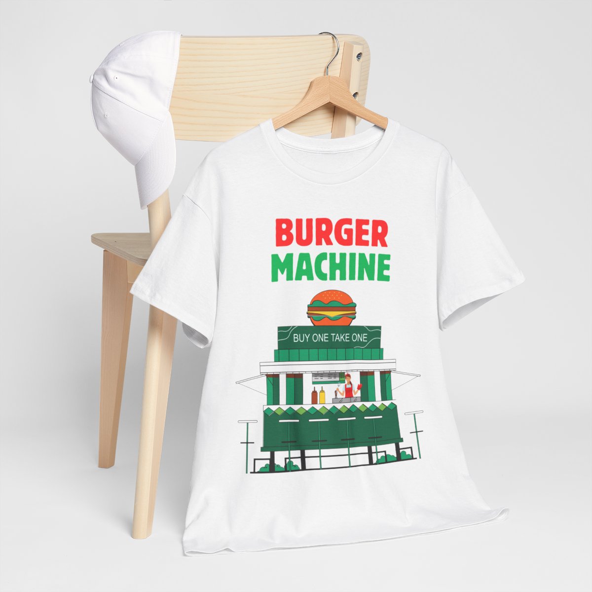 BURGER MACHINE - Filipino Food (Basic Tee)