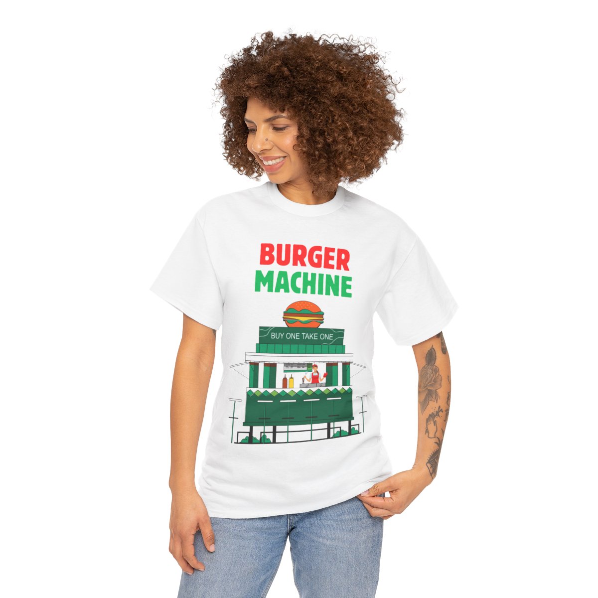 BURGER MACHINE - Filipino Food (Basic Tee)