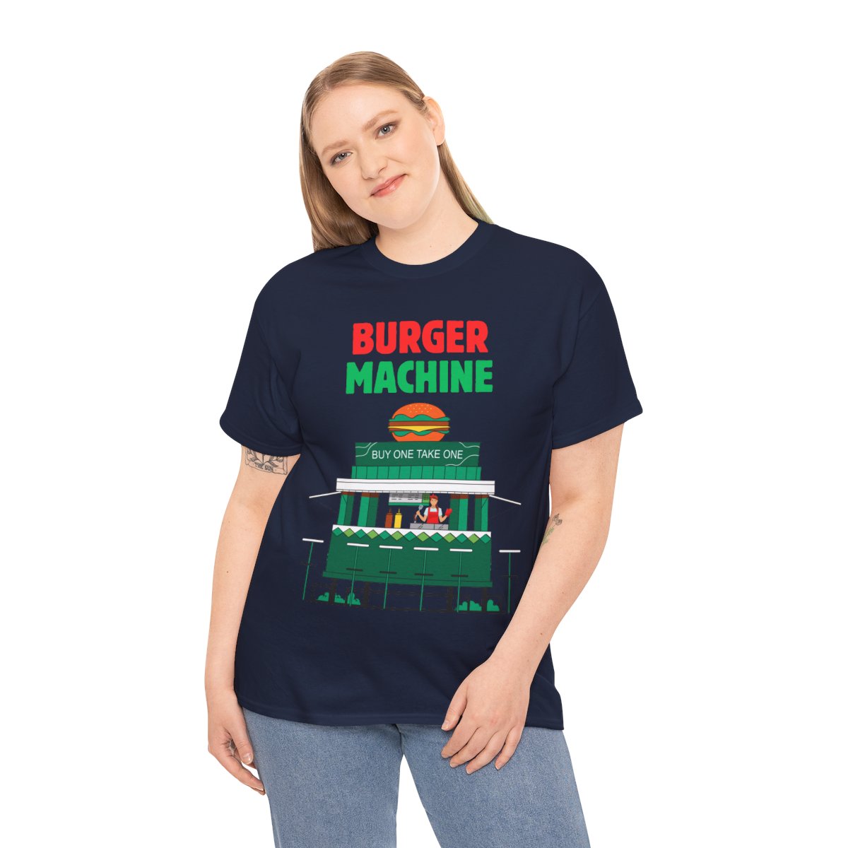 BURGER MACHINE - Filipino Food (Basic Tee)