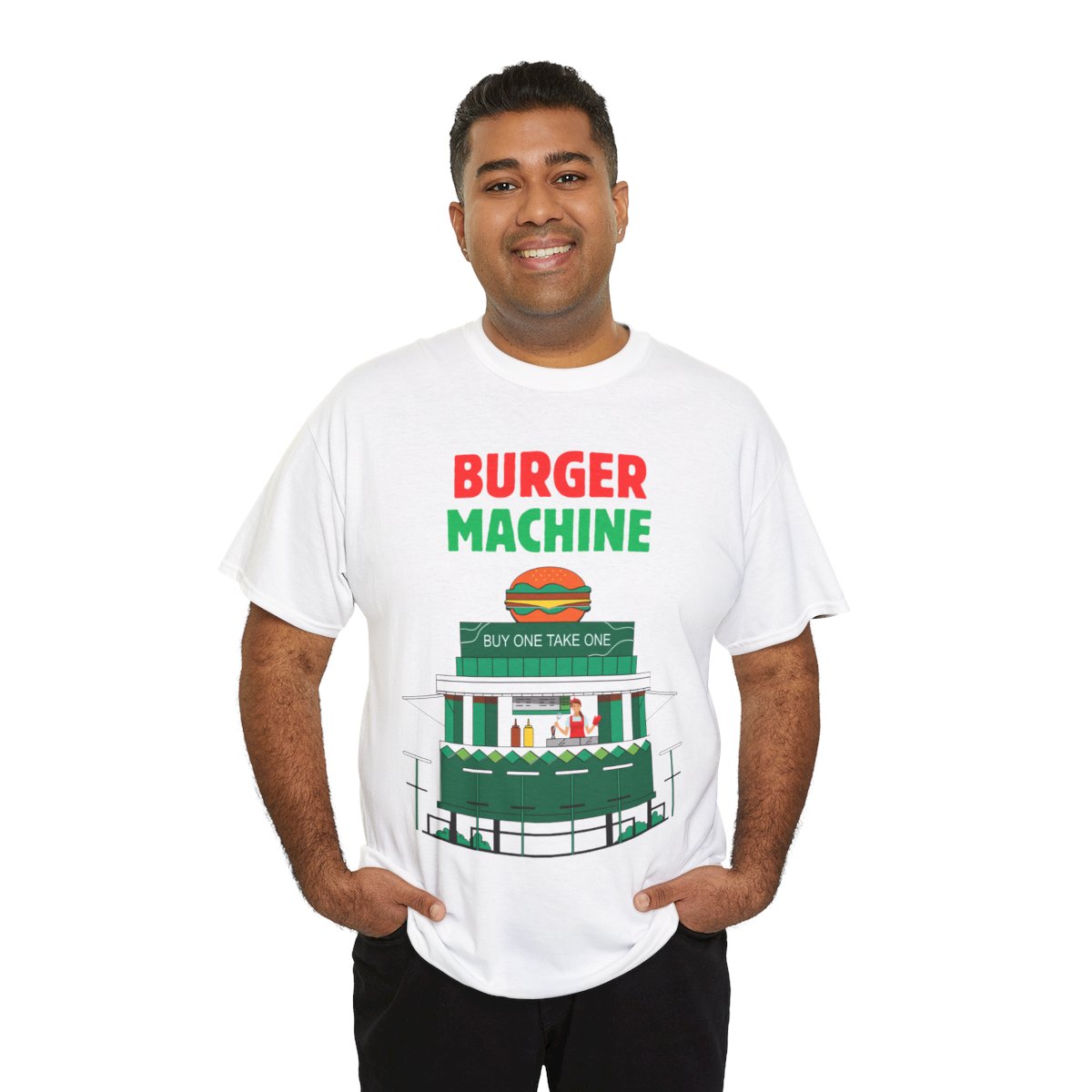 BURGER MACHINE - Filipino Food (Basic Tee)