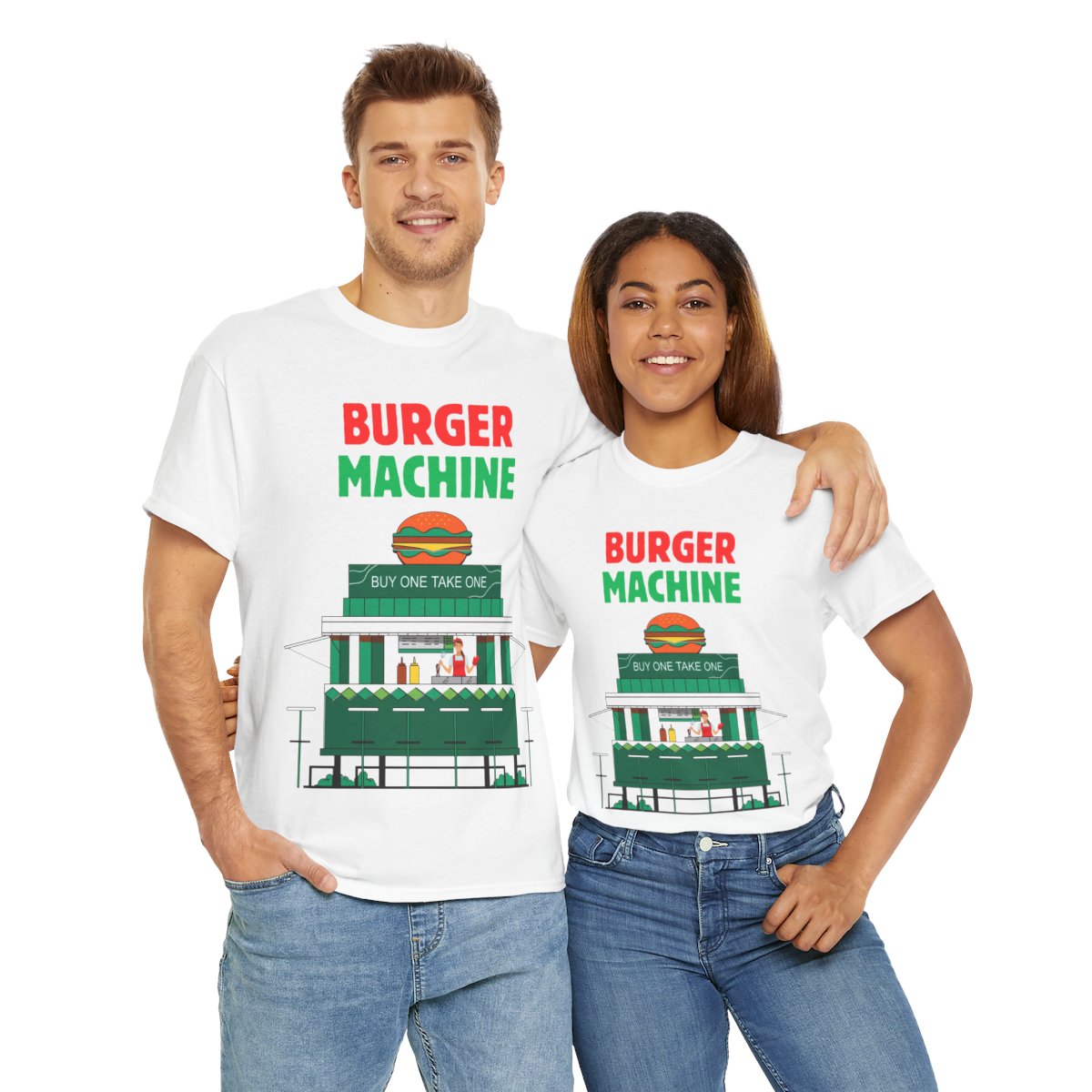 BURGER MACHINE - Filipino Food (Basic Tee)