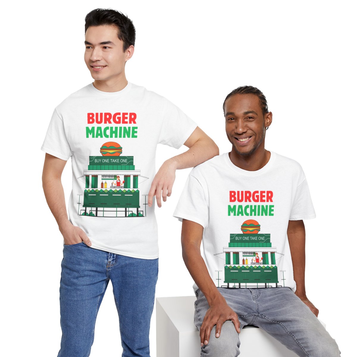 BURGER MACHINE - Filipino Food (Basic Tee)