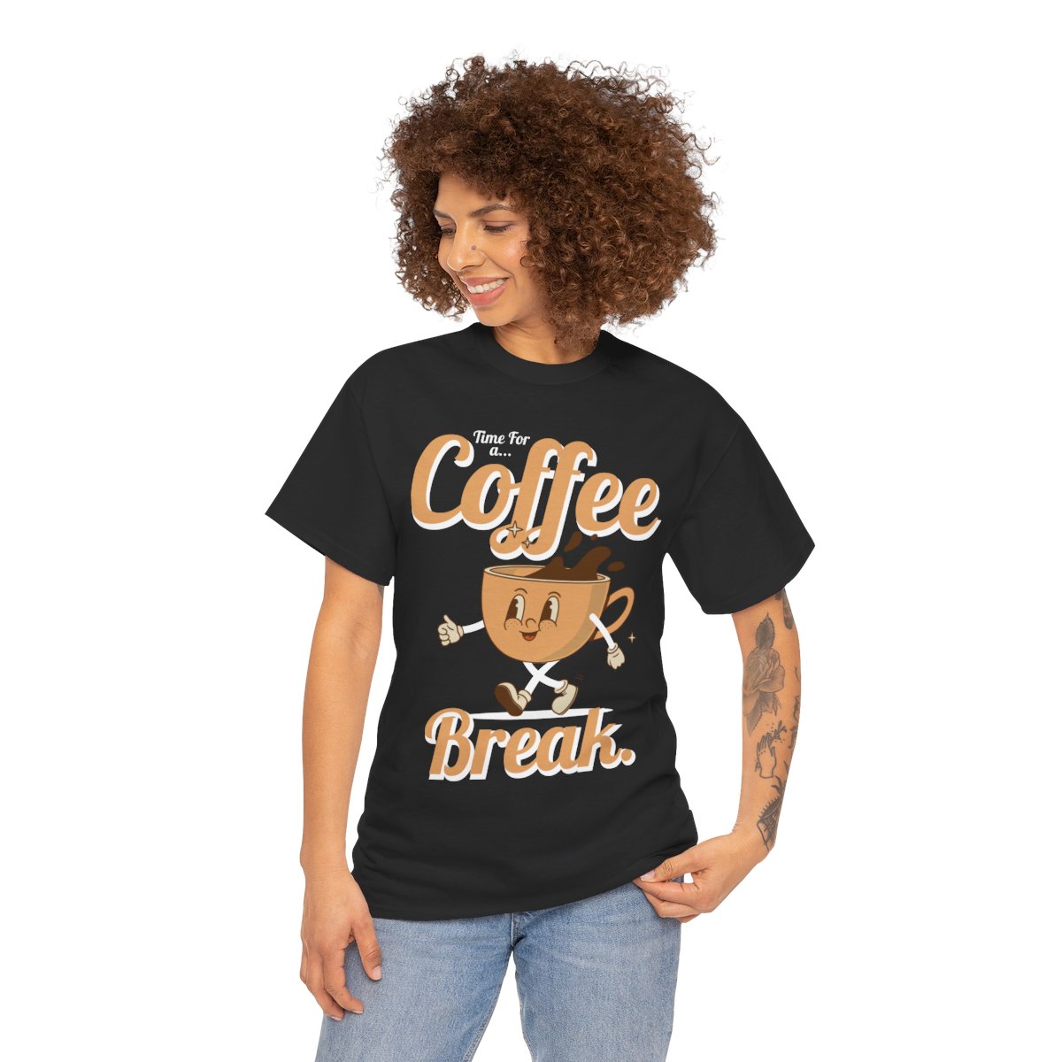 MEDIUM DARK ROAST COFFEE - Coffee (Basic Tee)