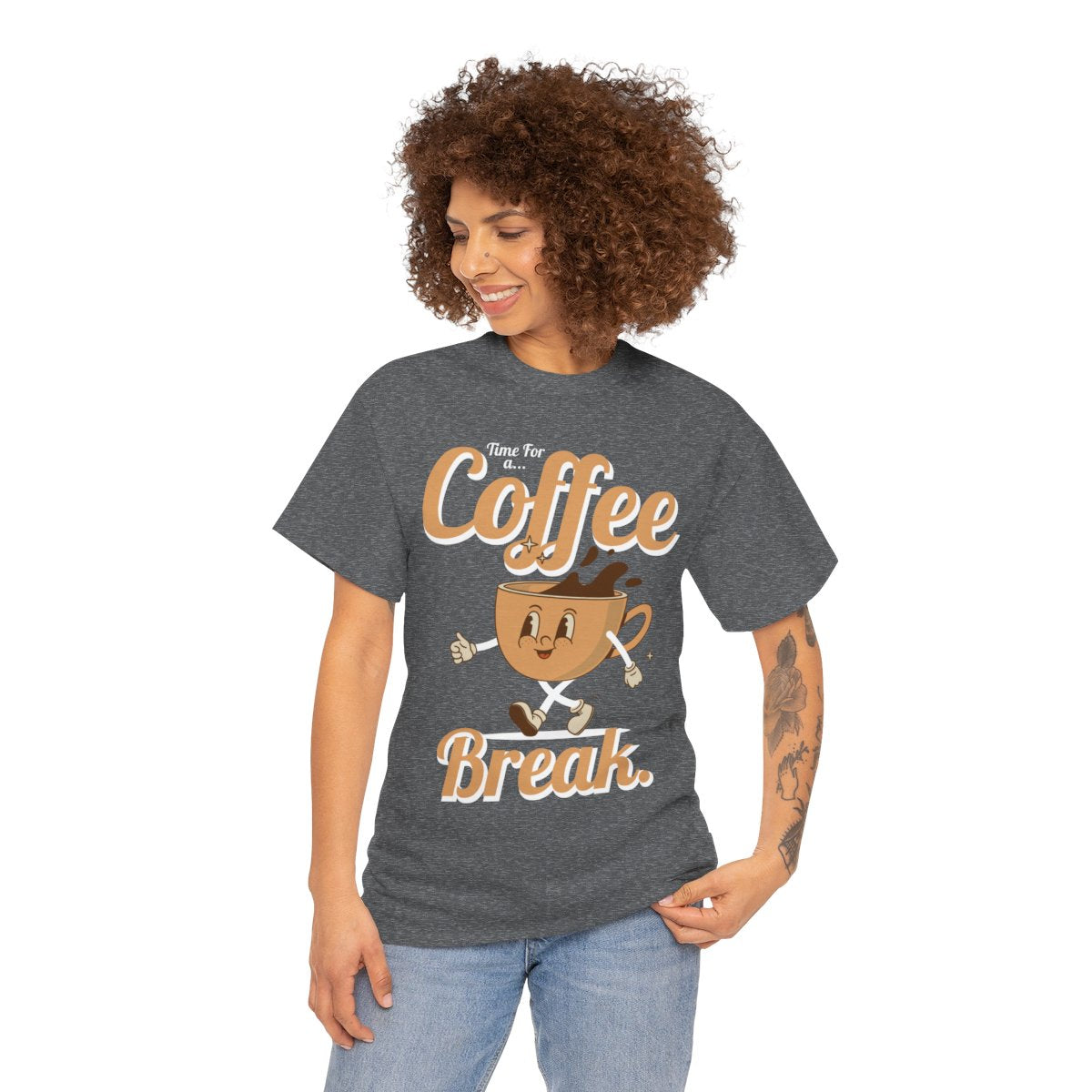 MEDIUM DARK ROAST COFFEE - Coffee (Basic Tee)