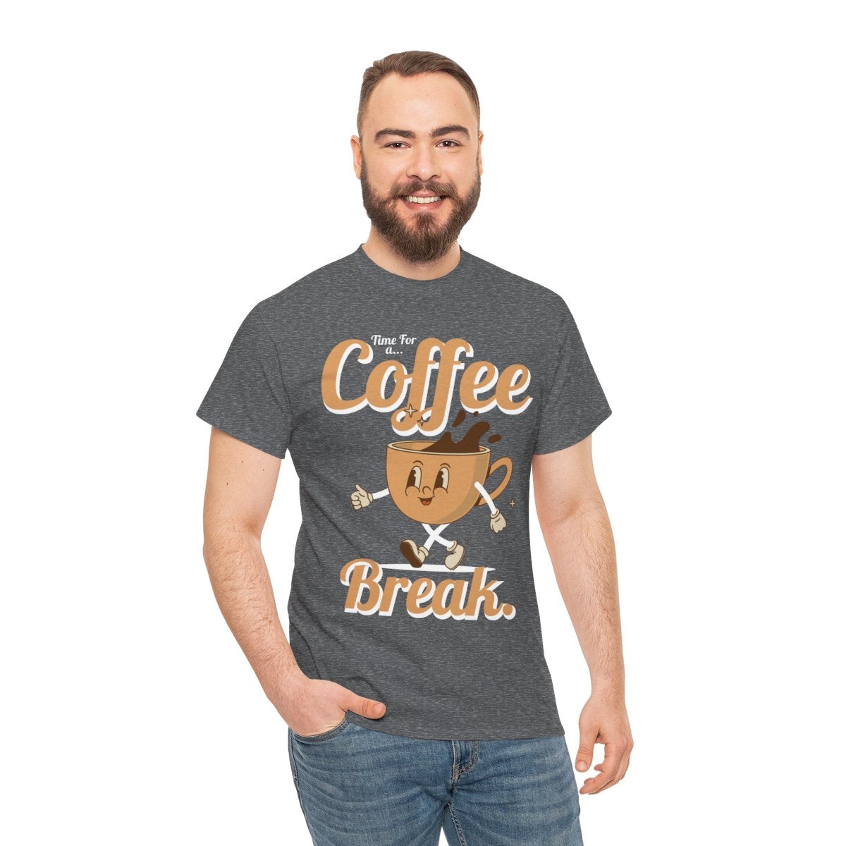 MEDIUM DARK ROAST COFFEE - Coffee (Basic Tee)