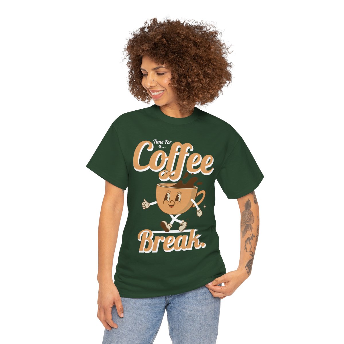 MEDIUM DARK ROAST COFFEE - Coffee (Basic Tee)