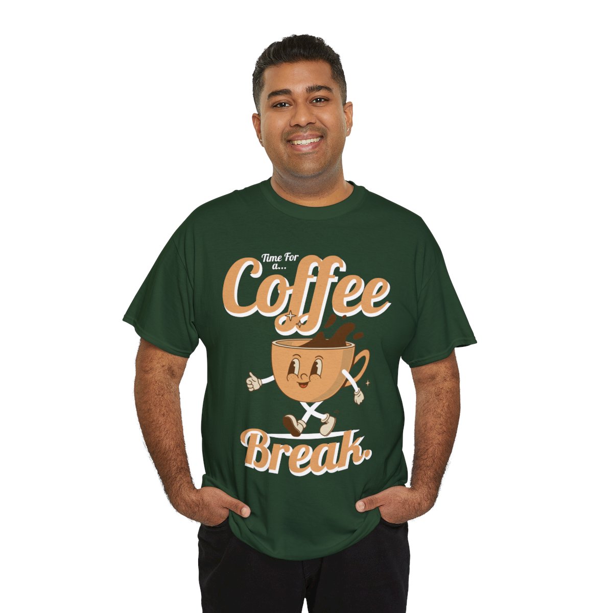 MEDIUM DARK ROAST COFFEE - Coffee (Basic Tee)