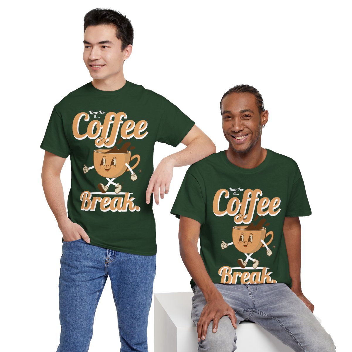MEDIUM DARK ROAST COFFEE - Coffee (Basic Tee)