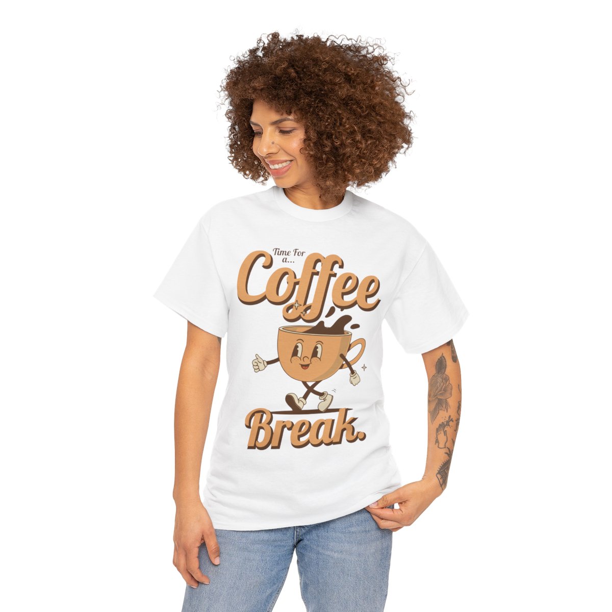 MEDIUM DARK ROAST COFFEE - Coffee (Basic Tee)