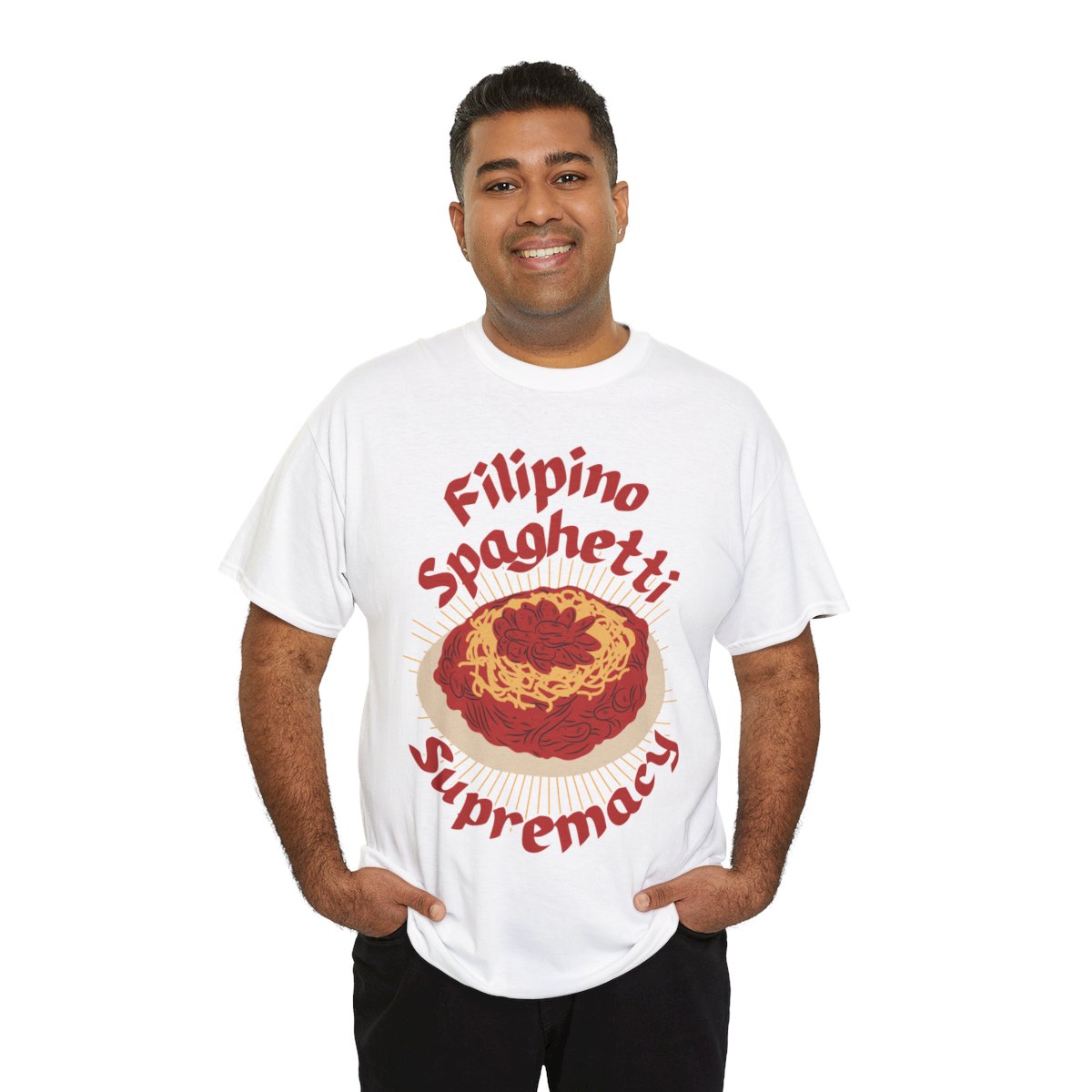 FILIPINO STYLE SPAGHETTI - Filipino Food (Basic Tee)