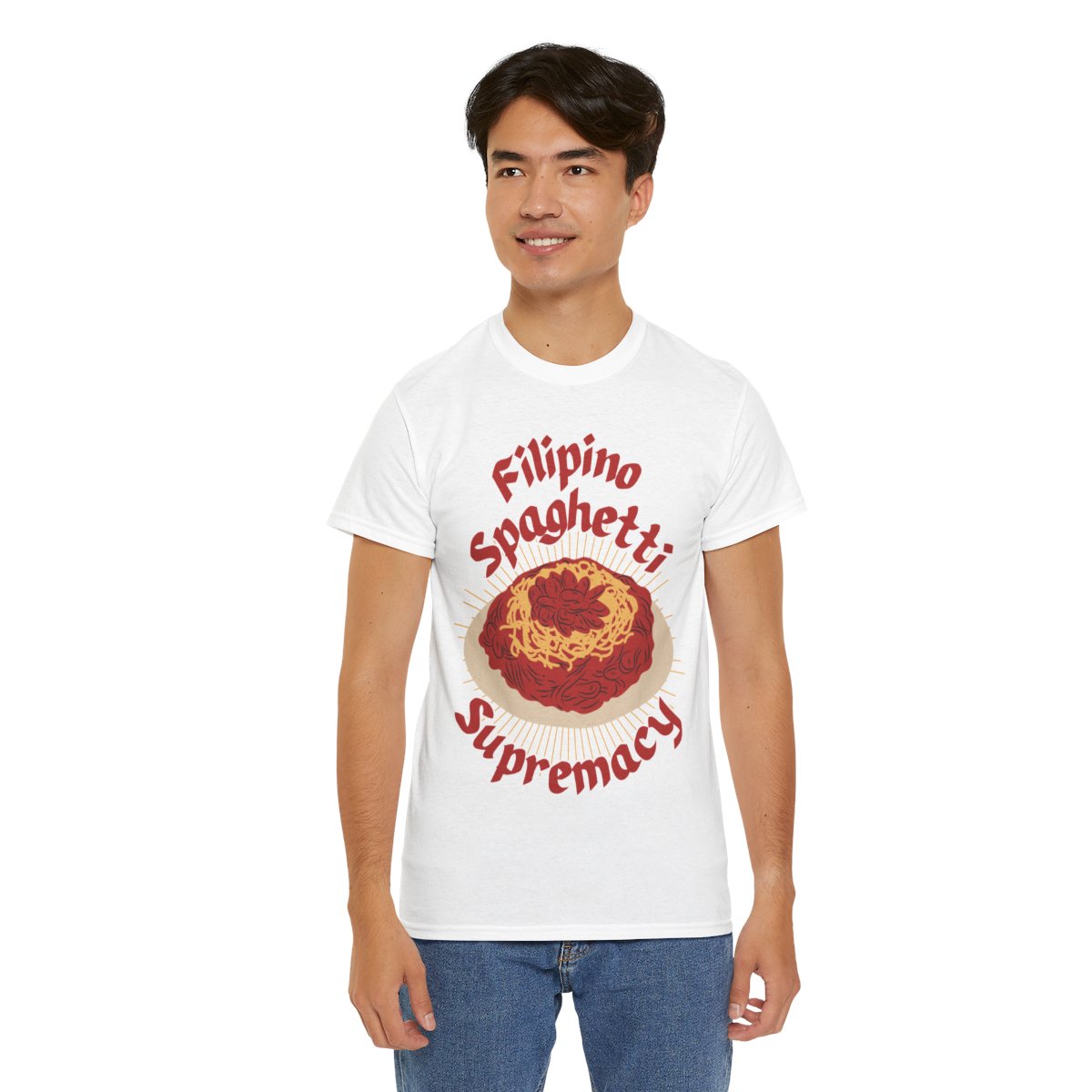 FILIPINO STYLE SPAGHETTI - Filipino Food (Basic Tee)