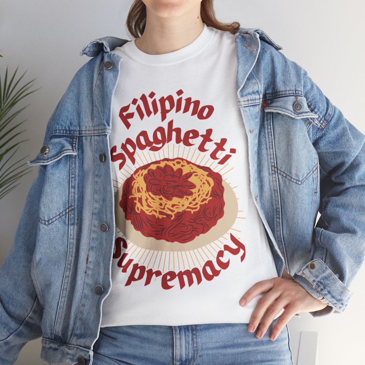 FILIPINO STYLE SPAGHETTI - Filipino Food (Basic Tee)