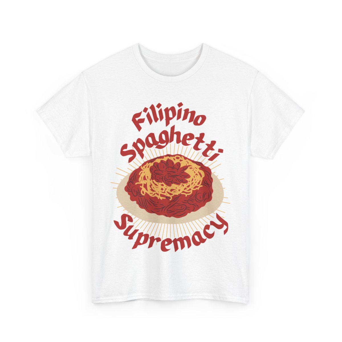 FILIPINO STYLE SPAGHETTI - Filipino Food (Basic Tee)