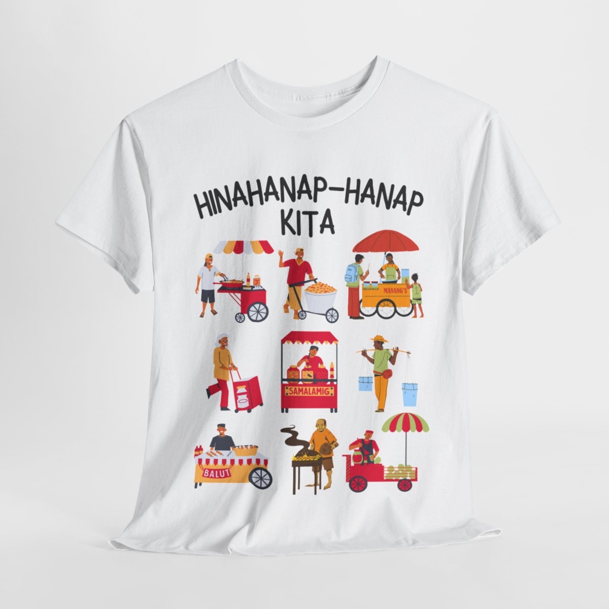 PINOY STREET FOODS 1 - Filipino Food (Basic Tee)