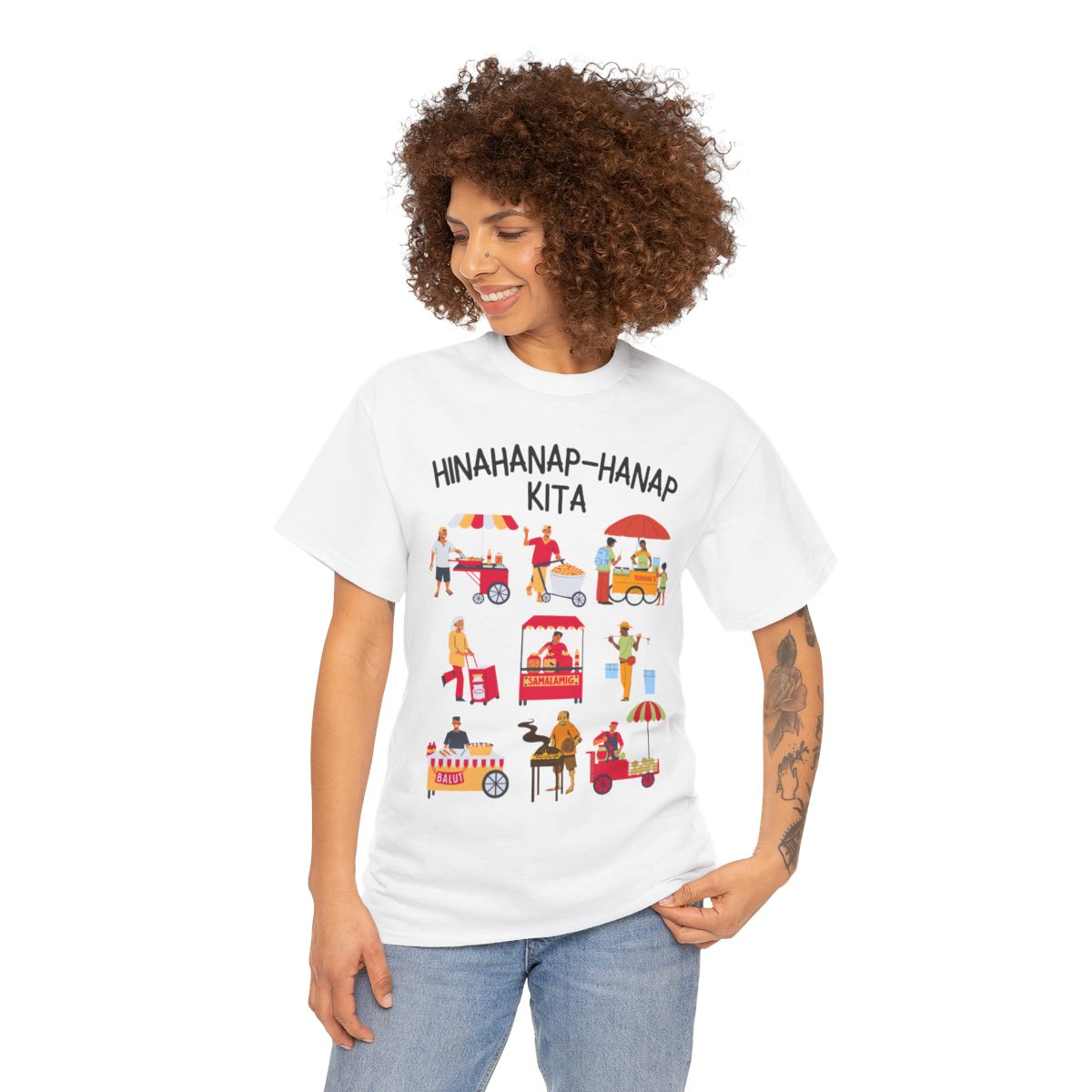 PINOY STREET FOODS 1 - Filipino Food (Basic Tee)