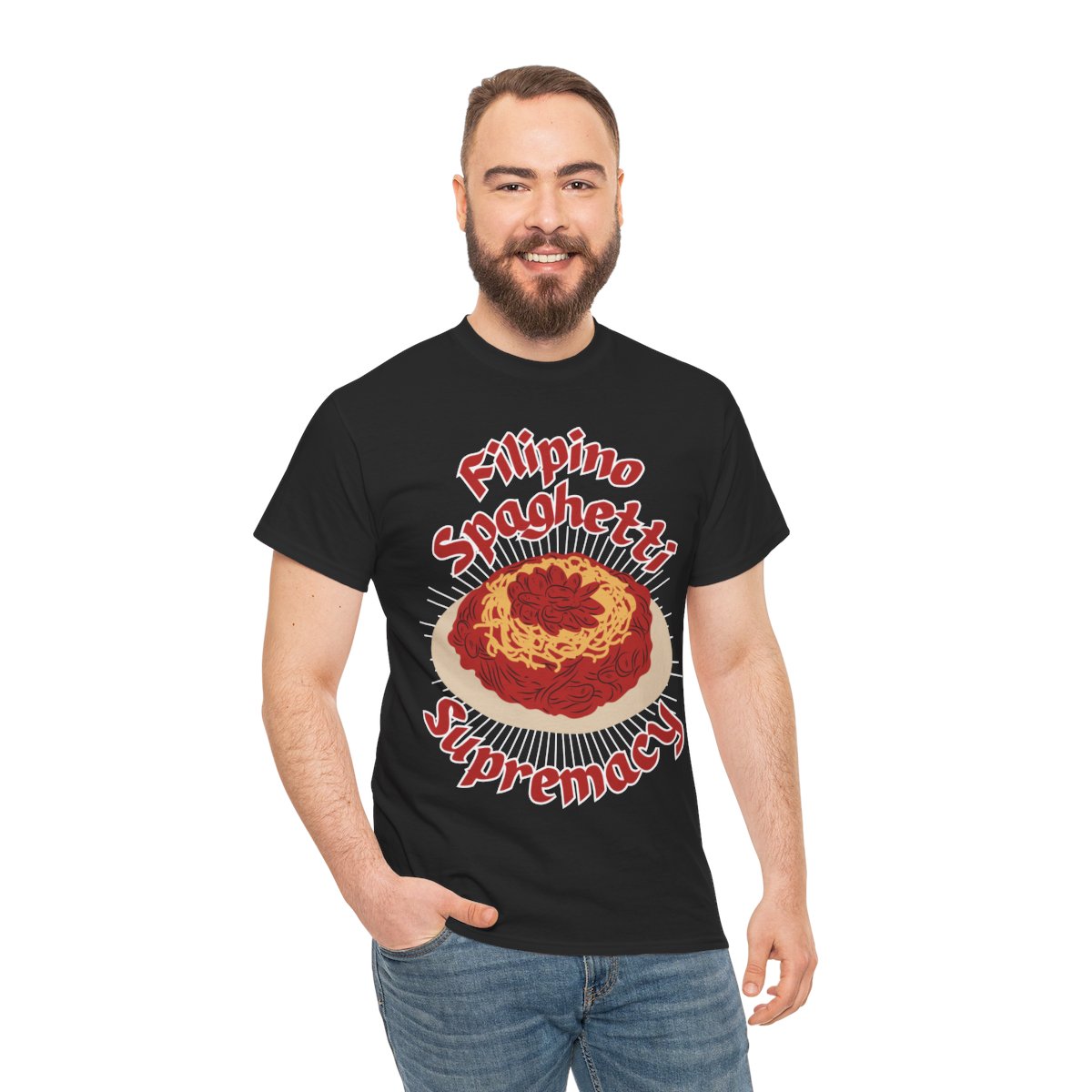 FILIPINO STYLE SPAGHETTI - Filipino Food (Basic Tee)