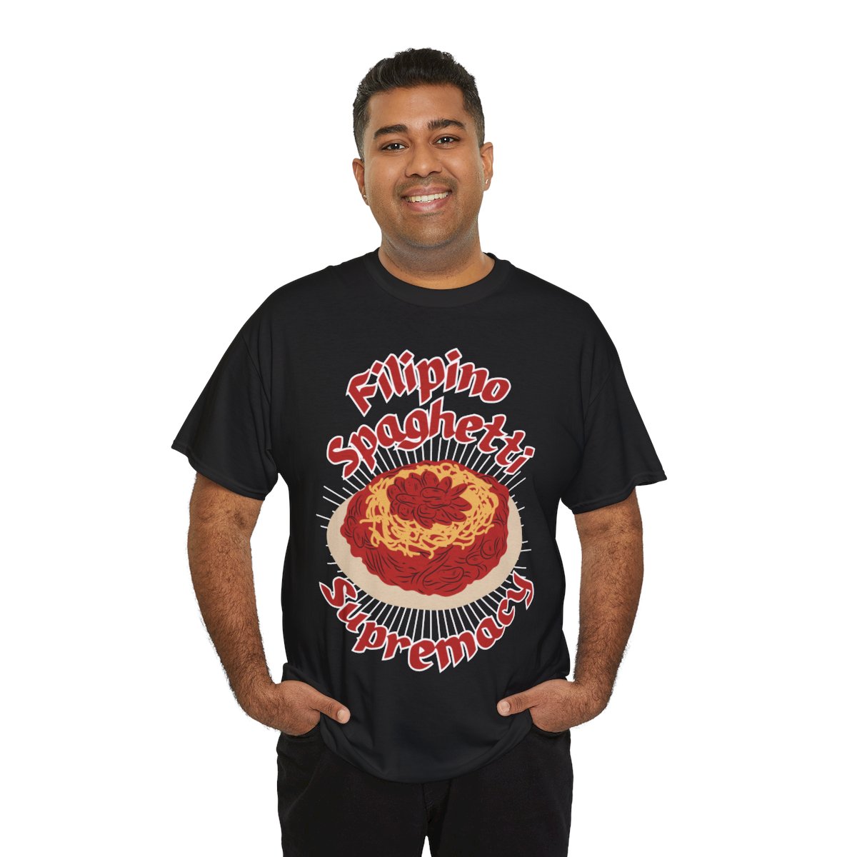 FILIPINO STYLE SPAGHETTI - Filipino Food (Basic Tee)