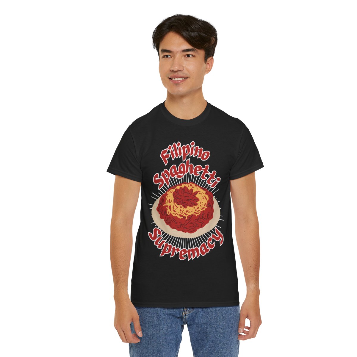 FILIPINO STYLE SPAGHETTI - Filipino Food (Basic Tee)