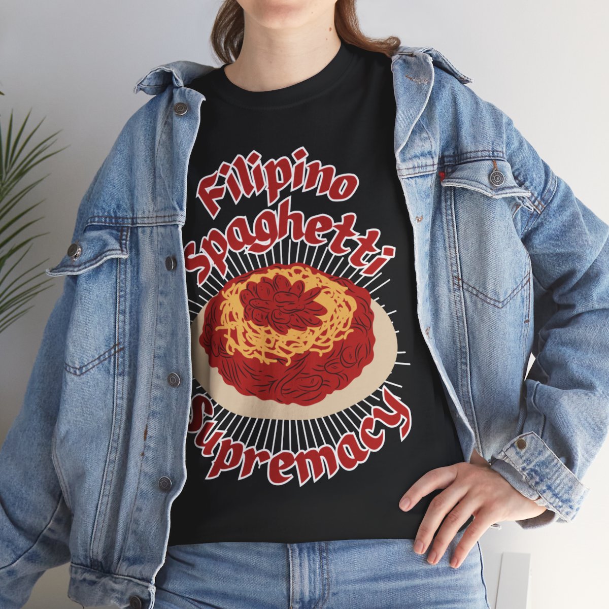 FILIPINO STYLE SPAGHETTI - Filipino Food (Basic Tee)