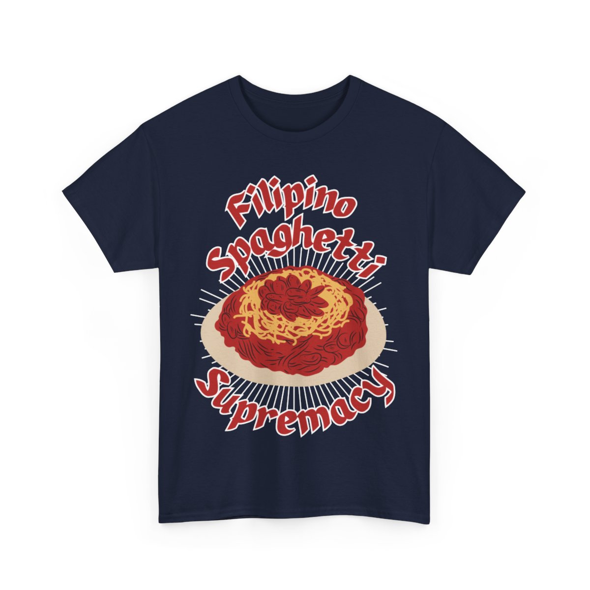 FILIPINO STYLE SPAGHETTI - Filipino Food (Basic Tee)