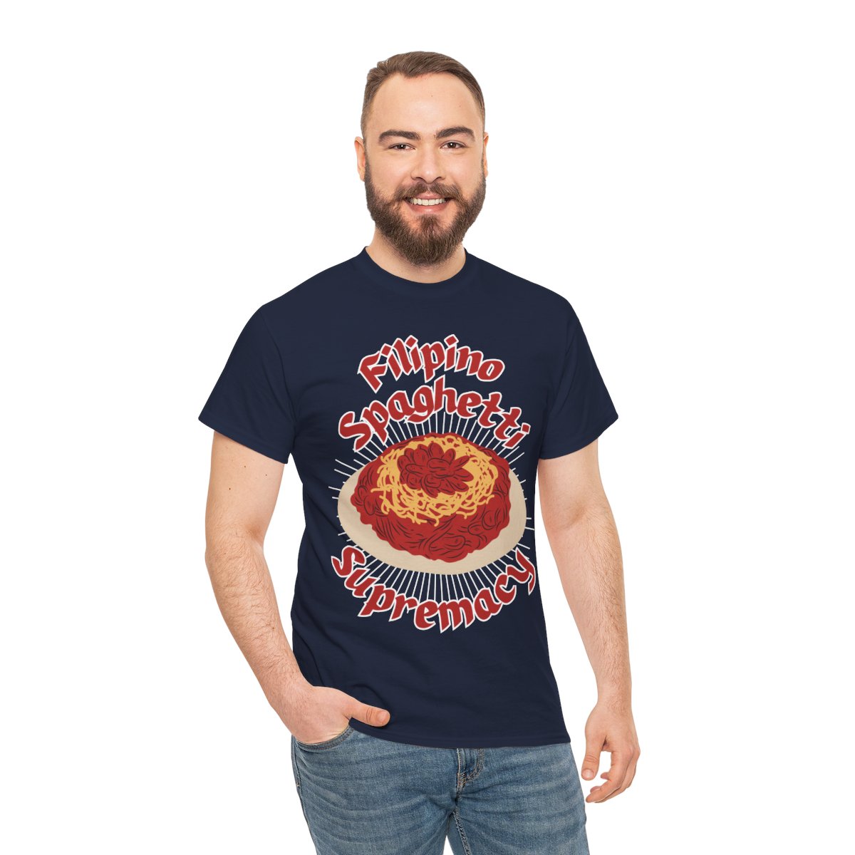 FILIPINO STYLE SPAGHETTI - Filipino Food (Basic Tee)