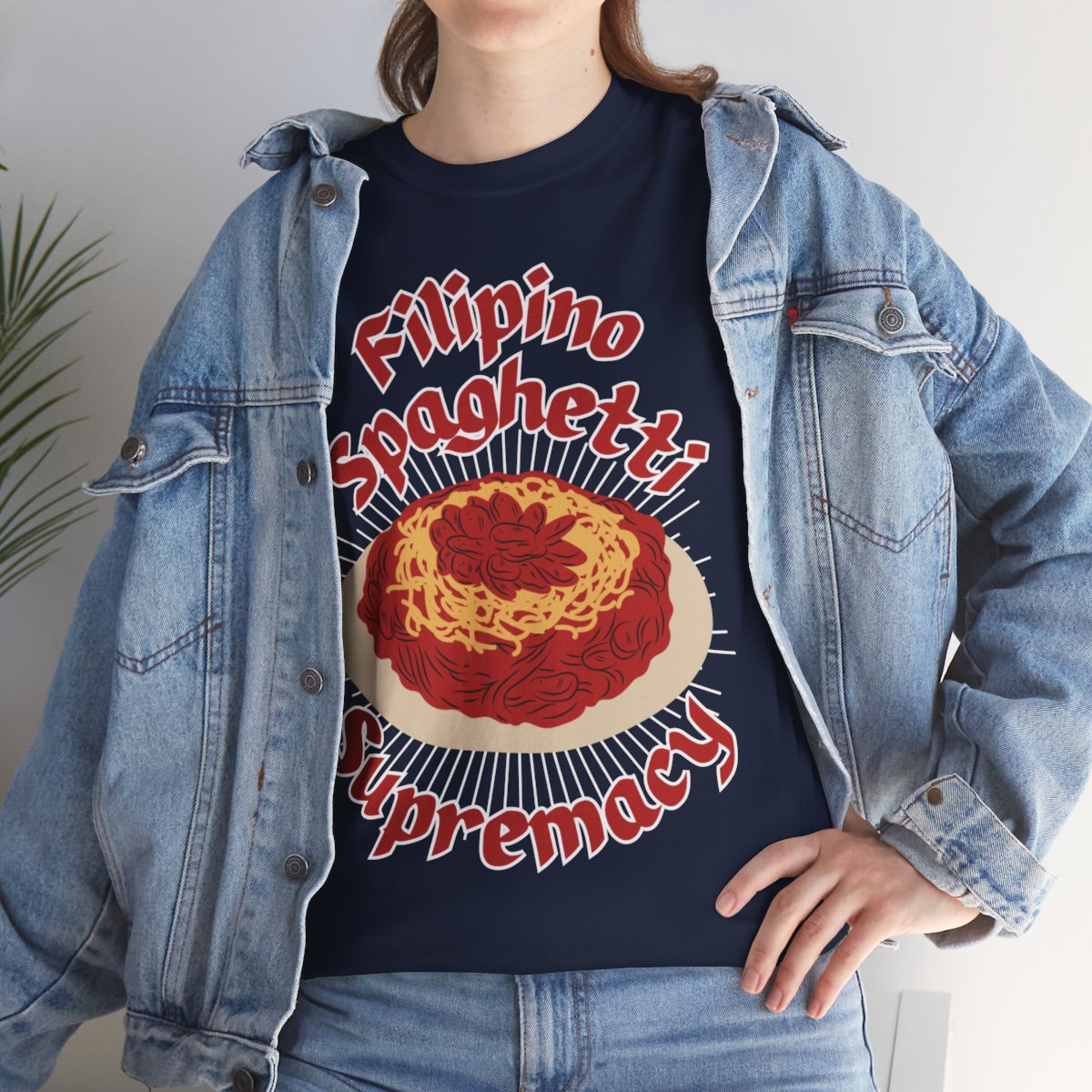 FILIPINO STYLE SPAGHETTI - Filipino Food (Basic Tee)