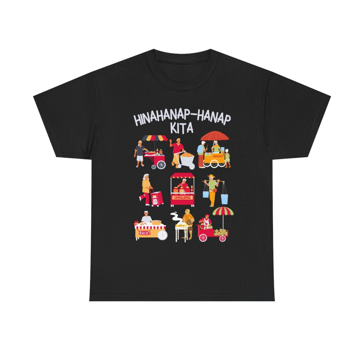 PINOY STREET FOODS 1 - Filipino Food (Basic Tee)