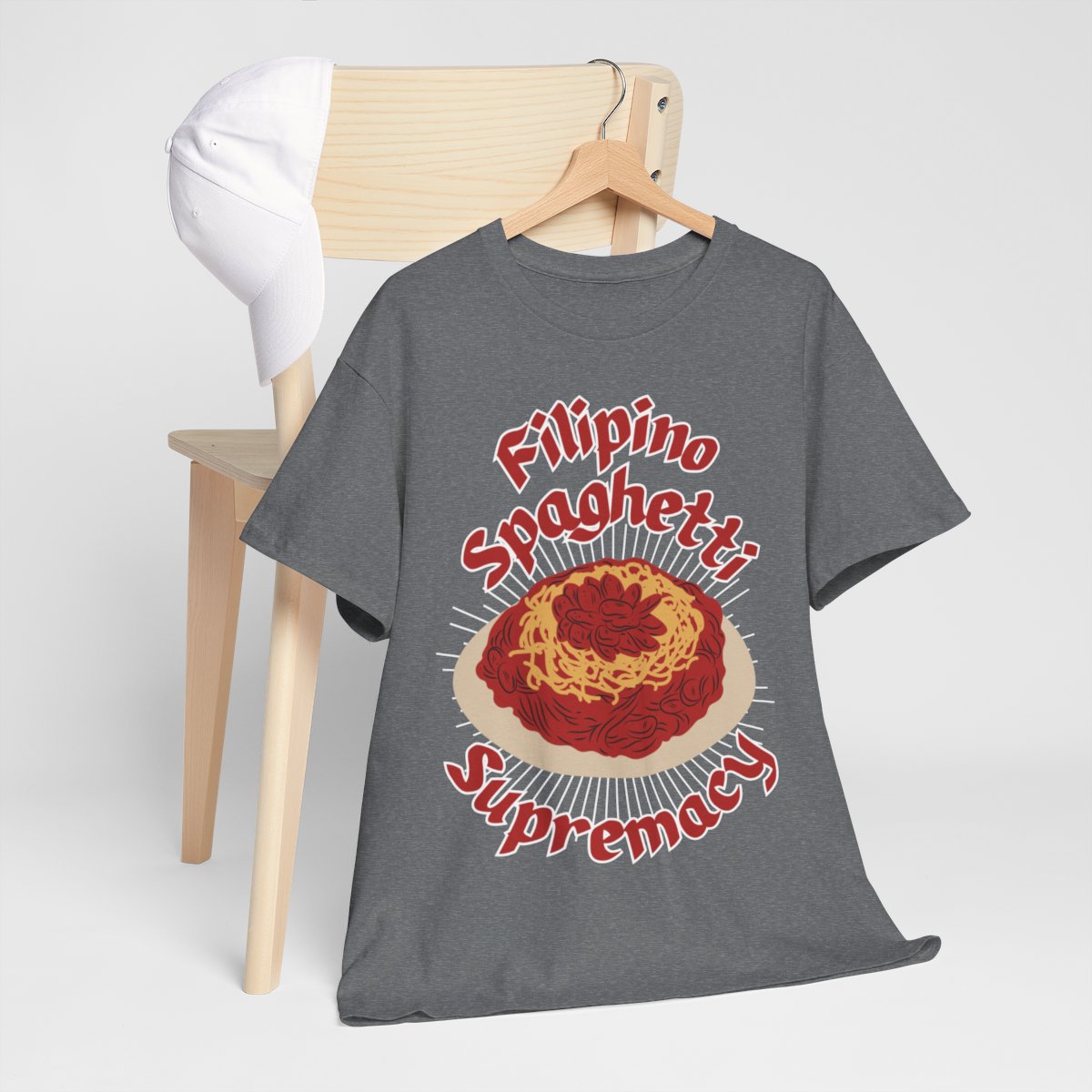 FILIPINO STYLE SPAGHETTI - Filipino Food (Basic Tee)