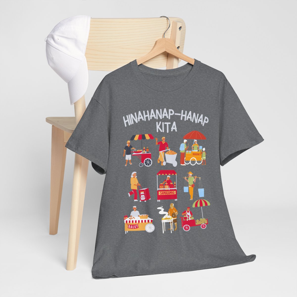 PINOY STREET FOODS 1 - Filipino Food (Basic Tee)
