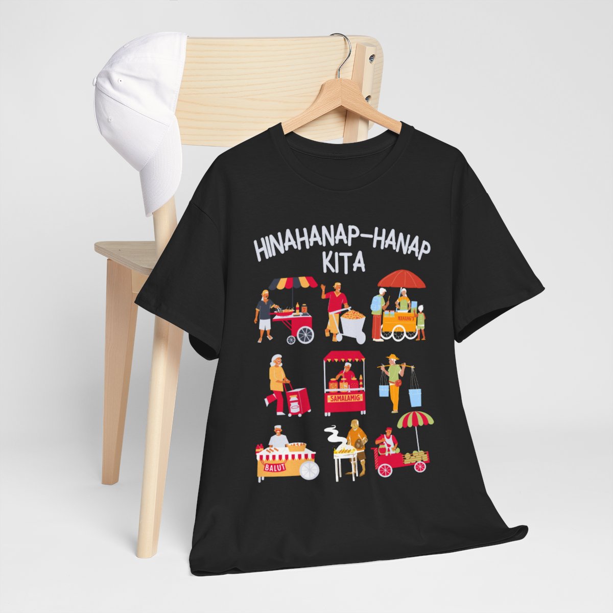 PINOY STREET FOODS 1 - Filipino Food (Basic Tee)