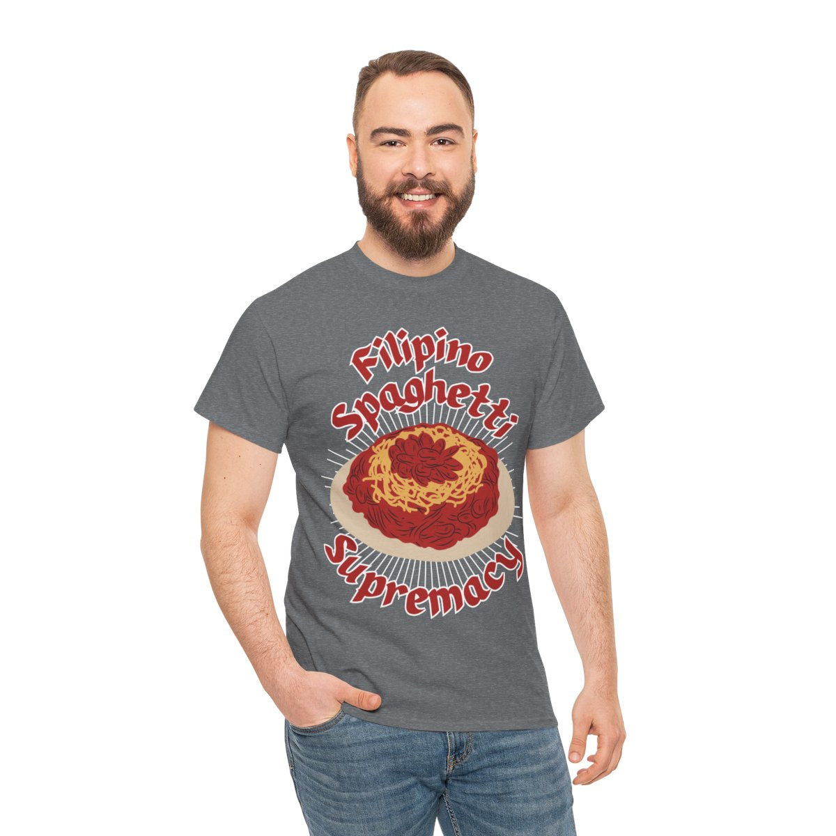 FILIPINO STYLE SPAGHETTI - Filipino Food (Basic Tee)