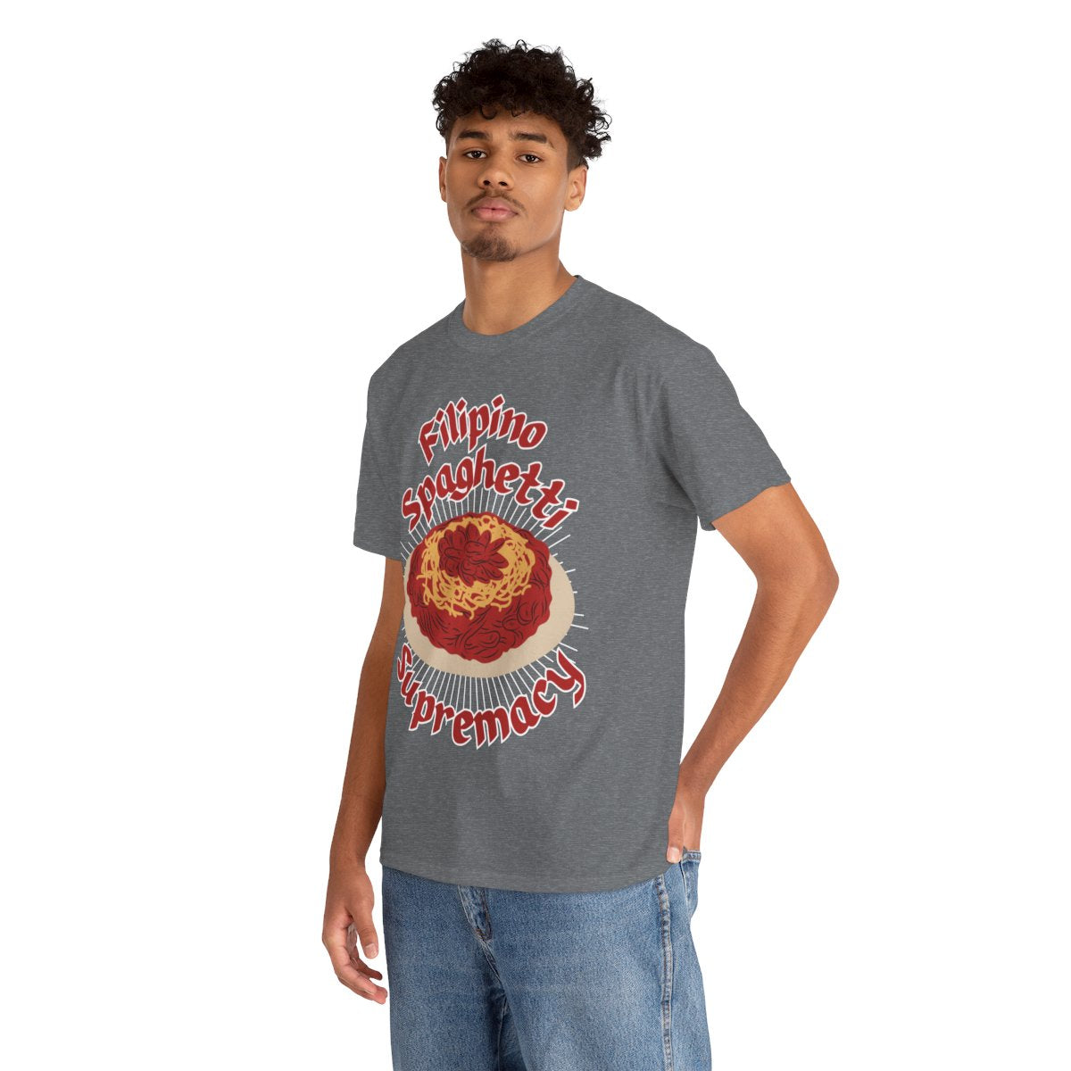 FILIPINO STYLE SPAGHETTI - Filipino Food (Basic Tee)